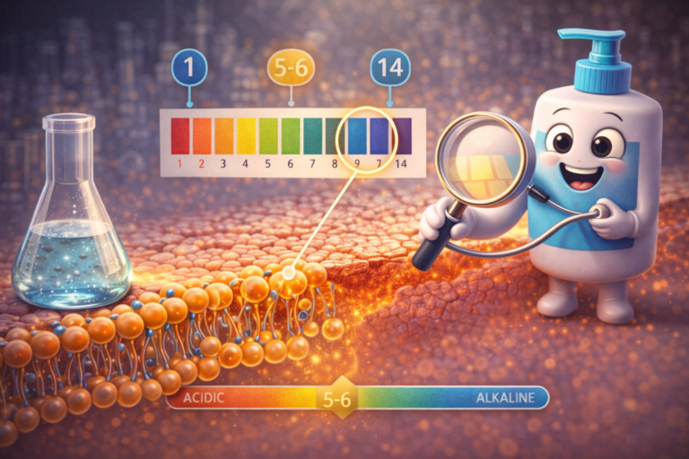 วิธีเลือกคลีนเซอร์ pH ใกล้เคียงผิว (เชิงวิทยาศาสตร์ + ทำได้จริง)