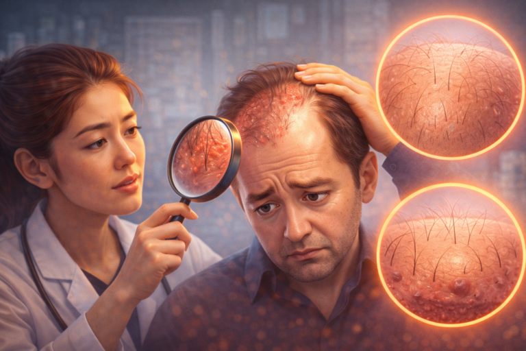 เช็คหนังศีรษะ ผมร่วง ผมบาง