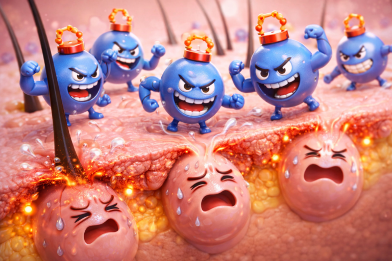 ฮอร์โมนเสียสมดุล สาเหตุสิวขึ้นกรอบหน้าไม่หาย