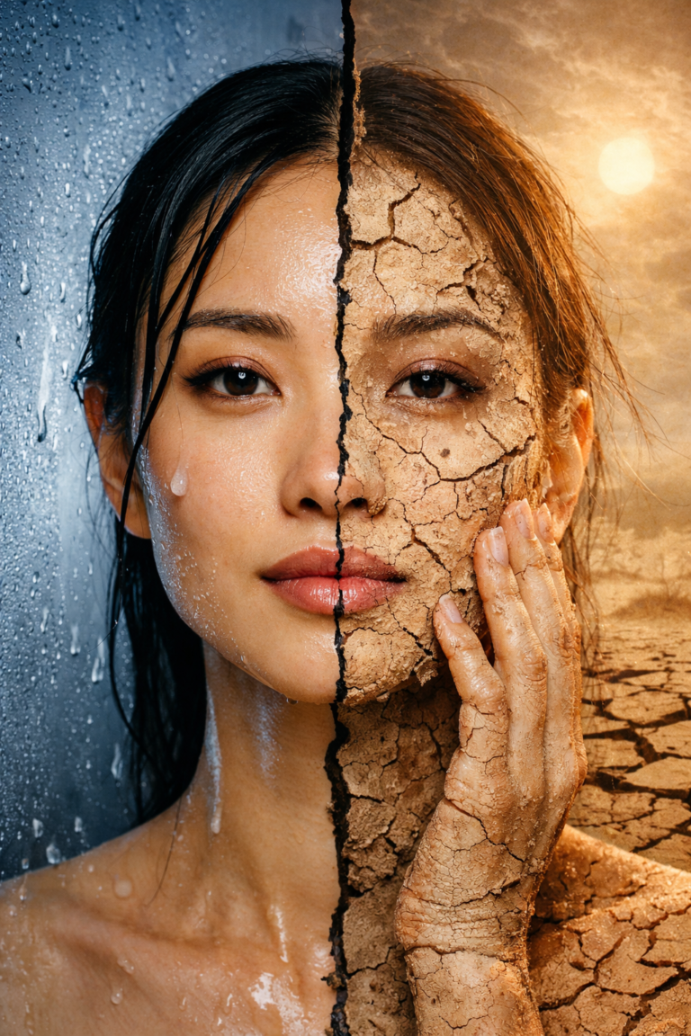 เช็คผิวแห้งระดับไหน